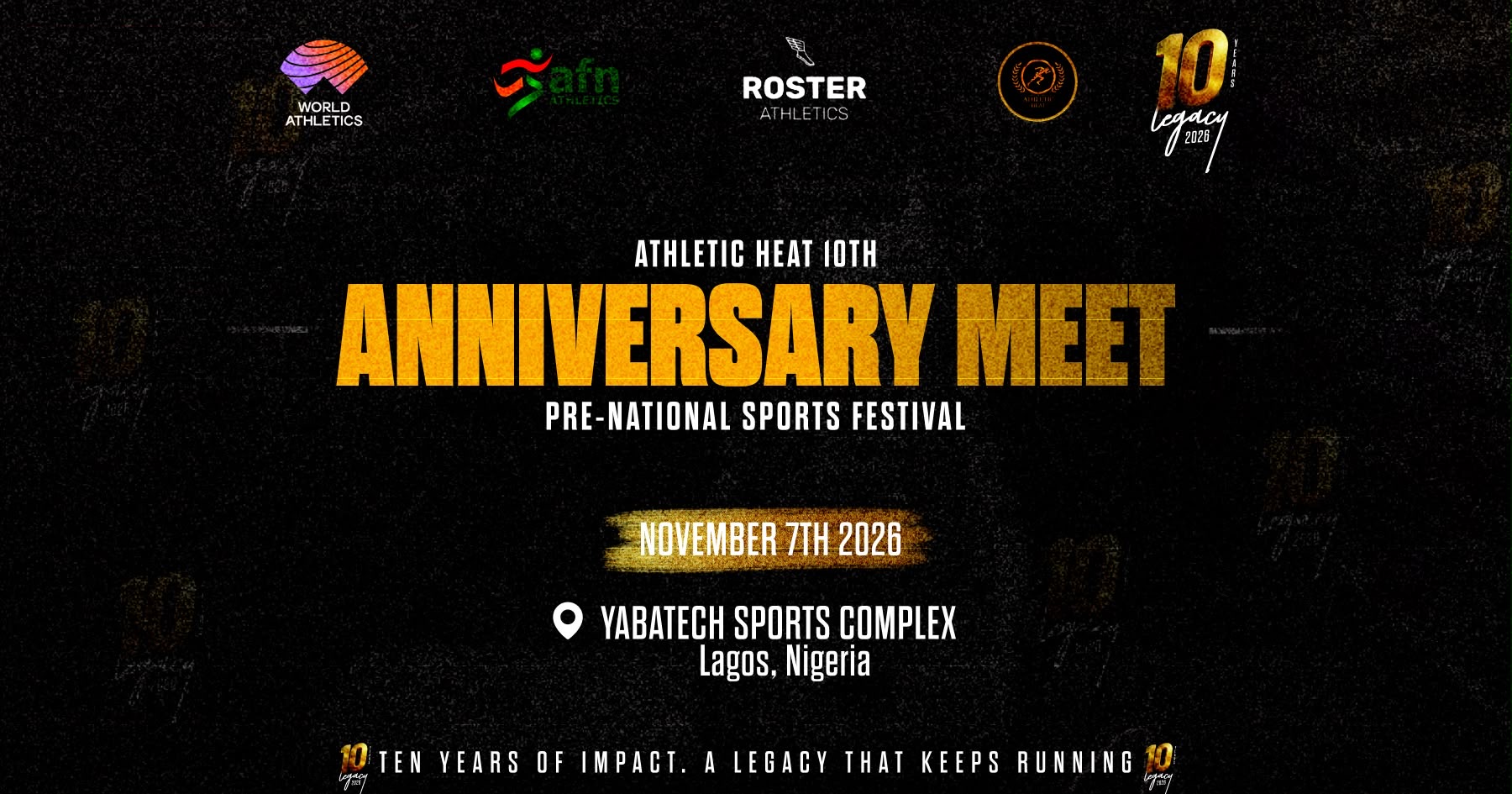 Athletic Heat 10th Anniversary Track Meet